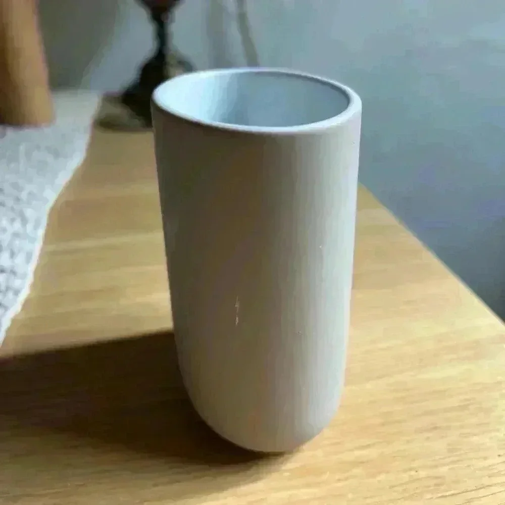 IKEA EKOLN Toothbrush holder, beige ceramic